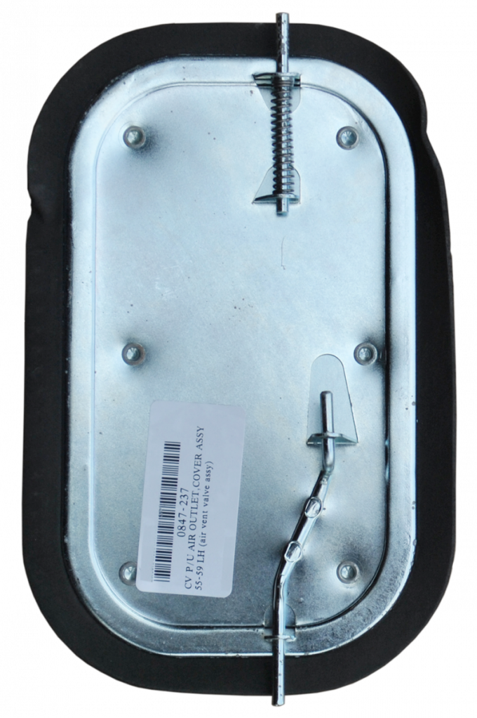 Key Parts '55-'59 Kick Panel Vent Door, Driver's Side 0847-237