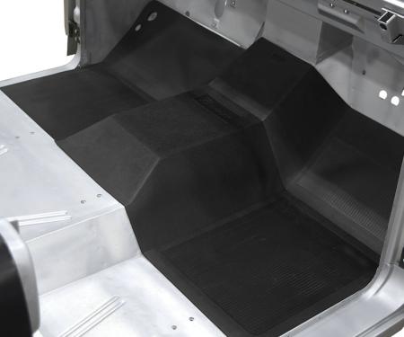Dennis Carpenter Front Floor Mat with Bronco Script - 1966-77 Ford Bronco D3BZ-1013010-A