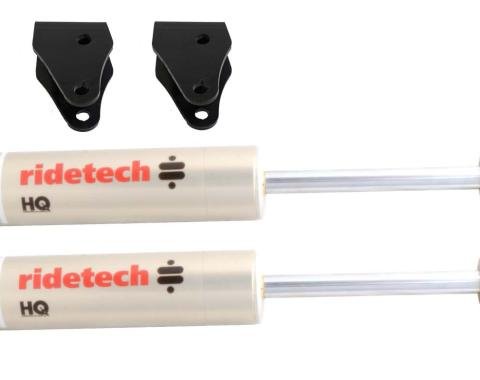 Ridetech Rear HQ Shock Kit for 1973-1987 C10.  For use with 5-6" drop 11369510