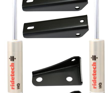 Ridetech Rear HQ Shock Kit for 1963-1972 C10.  For use with 4" lowering springs 11339510