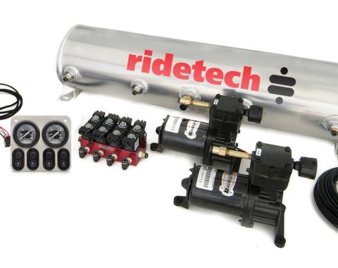 Ridetech RidePro Analog 4 way air suspension control system with 5 gallon tank 30154100
