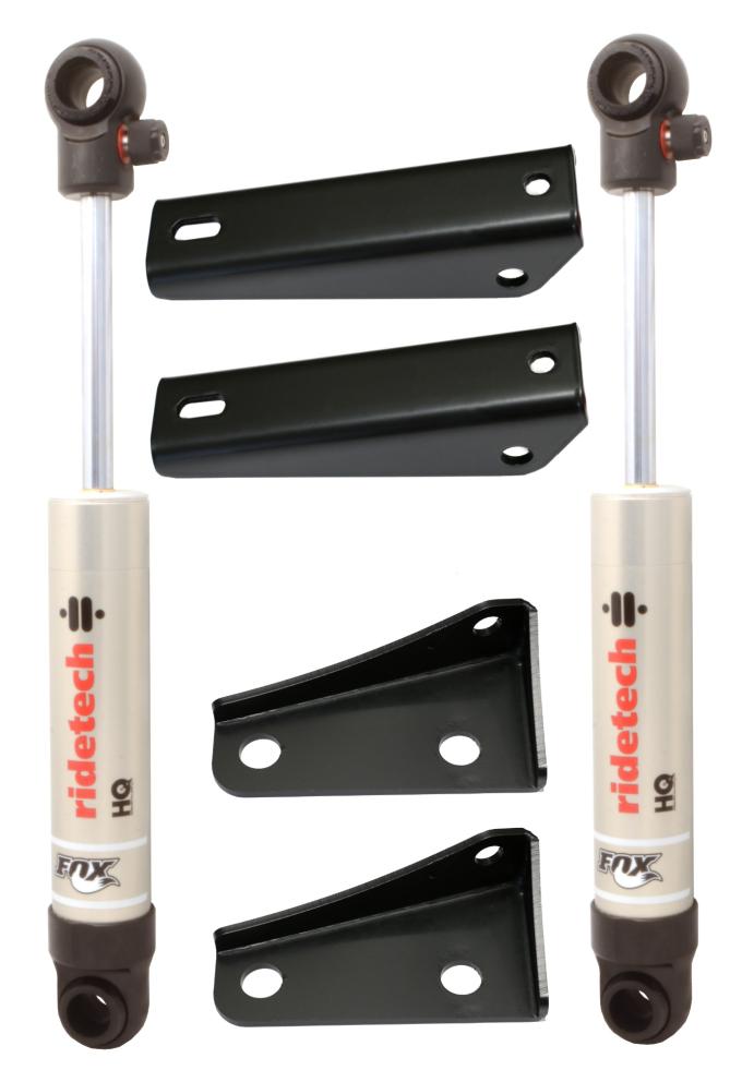 Ridetech Rear HQ Shock Kit for 1963-1972 C10.  For use with 4" lowering springs 11339510