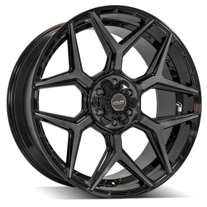 4PLAY Wheels 4P06 - 4PLAY Gen3 4P06 24x10 6x135mm & 6x5.5" +18et in Brushed Black 4P06-24100-6D55-18BBT