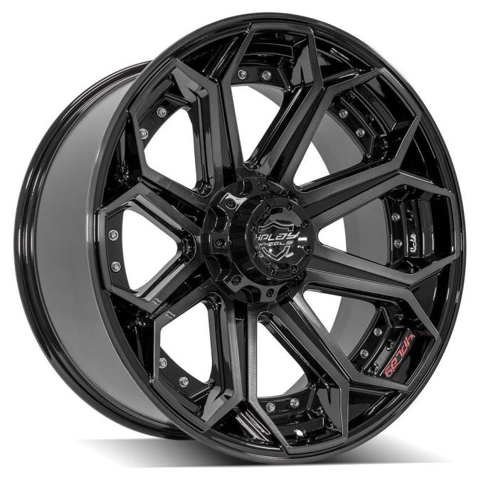 4PLAY Wheels 4P80R - 4PLAY Gen2 4P80R 22x10 6x135mm & 6x5.5" -18et in Brushed Black 4P80R-22100-6D55-18BBT
