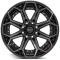 4PLAY Wheels 4P80R - 4PLAY Gen2 4P80R 22x10 8x170mm -24et in Brushed Black 4P80R-22100-8170-24BBT