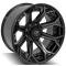 4PLAY Wheels 4P80R - 4PLAY Gen2 4P80R 22x12 8x180mm -44et in Brushed Black 4P80R-22120-8180-44BBT