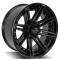 4PLAY Wheels 4P08 - 4PLAY Gen2 4P08 22x10 6x135mm & 6x5.5" -18et in Brushed Black 4P08-22100-6D55-18BBT