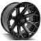 4PLAY Wheels 4P80R - 4PLAY Gen2 4P80R 22x12 6x135mm & 6x5.5" -44et in Brushed Black 4P80R-22120-6D55-44BBT