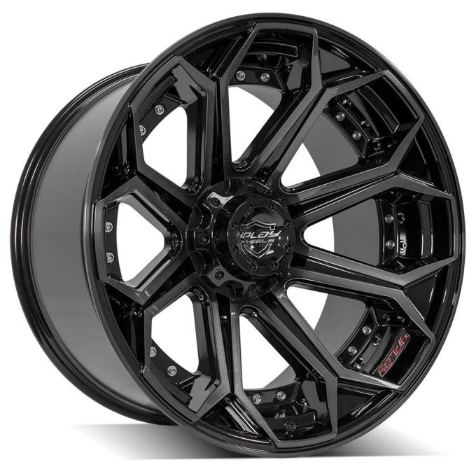 4PLAY Wheels 4P80R - 4PLAY Gen2 4P80R 22x12 6x135mm & 6x5.5" -44et in Brushed Black 4P80R-22120-6D55-44BBT