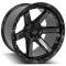 4PLAY Wheels 4P63 - 4PLAY Gen3 4P63 22x12 5x5" & 5x5.5" -44et in Brushed Black 4P63-22120-5D55-44BBT