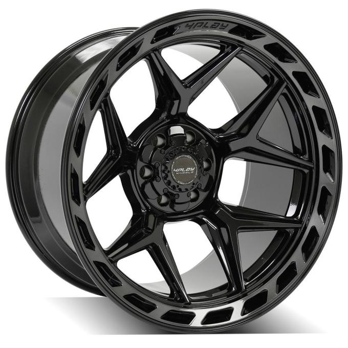 4PLAY Wheels 4P55 - 4PLAY Gen3 4P55 22x12 6x135mm & 6x5.5" -44et in Brushed Black 4P55-22120-6D55-44BBT