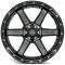 4PLAY Wheels 4P63 - 4PLAY Gen3 4P63 22x10 6x135mm & 6x5.5" -18et in Brushed Black 4P63-22100-6D55-18BBT