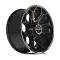 4PLAY Wheels 4P80R - 4PLAY Gen2 4P80R 20x9 8x6.5" +0et in Brushed Black 4P80R-20090-8650-0BBT