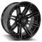 4PLAY Wheels 4P08 - 4PLAY Gen2 4P08 22x10 8x6.5" -24et in Brushed Black 4P08-22100-8650-24BBT