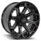 4PLAY Wheels 4P80R - 4PLAY Gen2 4P80R 22x10 6x135mm & 6x5.5" -18et in Brushed Black 4P80R-22100-6D55-18BBT