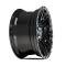 4PLAY Wheels 4PS28 - 4PLAY Sport2.0 4PS28 Gloss Black w/ Brushed Face & Tinted Clear 4PS28-17090-6D55-18BBT