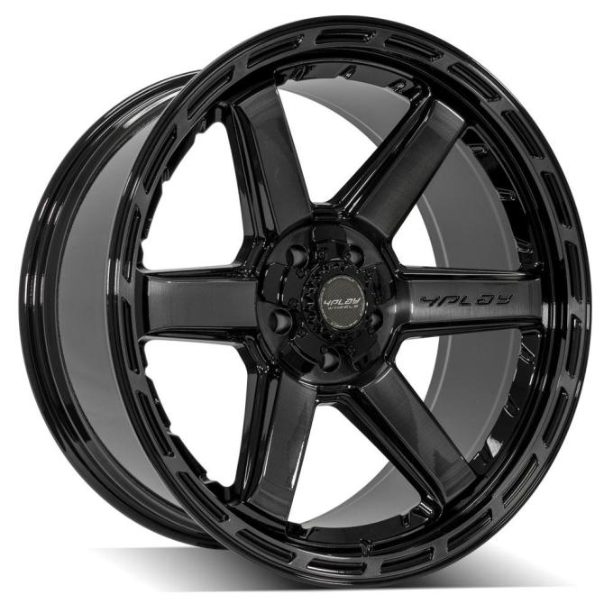 4PLAY Wheels 4P63 - 4PLAY Gen3 4P63 22x10 5x5" & 5x5.5" -18et in Brushed Black 4P63-22100-5D55-18BBT