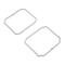 AMD Tail Lamp Lens Gaskets, Pair, 73-91 Chevy GMC Fleetside Trucks SUV X954-4073-2P
