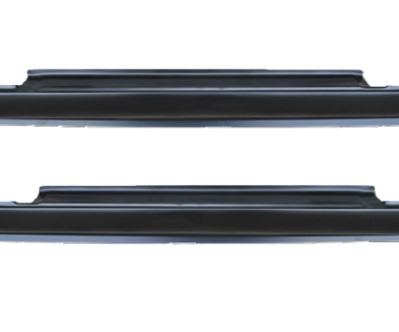 Redline Restomotive® 1972-1993 Dodge Pickup / Ramcharger Left and Right Hand Slip-On Style Rocker Panel