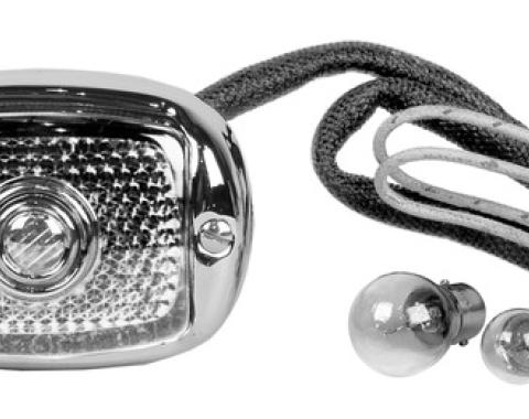 Dynacorn 40-53 Tail Lamp Assembly Chrome RH LP19