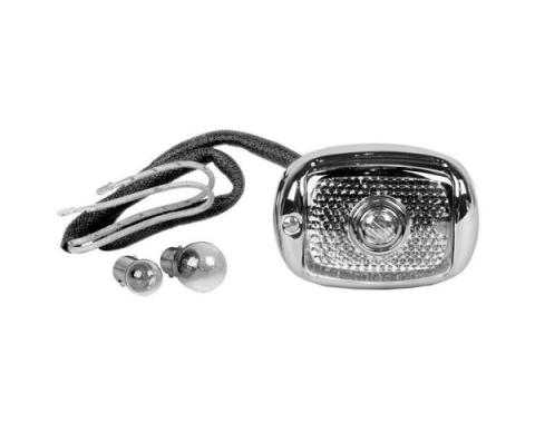 Dynacorn 40-53 Tail Lamp Assembly Chrome LH LP20