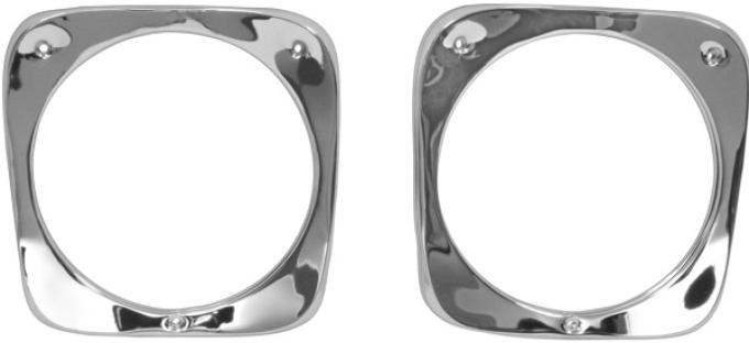Dynacorn Head Lamp Bezel 64-66 Pair 1115F