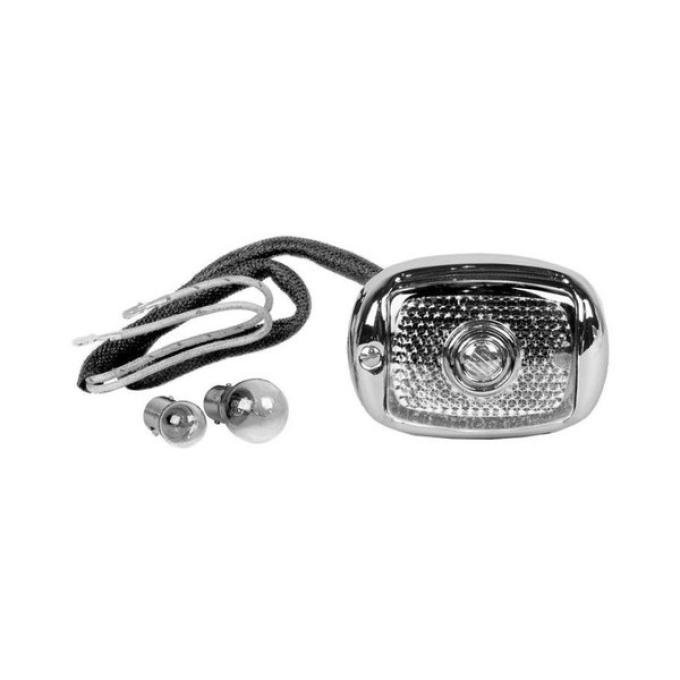 Dynacorn 40-53 Tail Lamp Assembly Chrome LH LP20