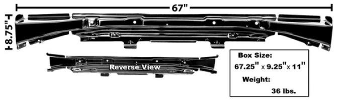 Dynacorn 67-72 Cab Floor Support Brace 1106AQ