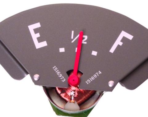 Dynacorn 47-49 Dash Gauges Fuel Gauge, Red Needle, 6volt G02