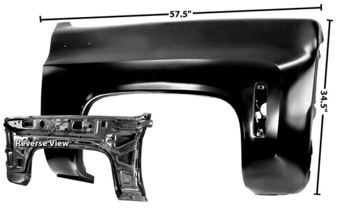 Dynacorn 73-80 Front Fender RH 1097J