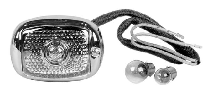 Dynacorn 40-53 Tail Lamp Assembly Chrome RH LP19