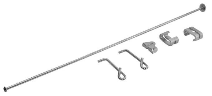 Dynacorn 67-72 Emergency Brake Cable Guide 6pc / Set 1220A