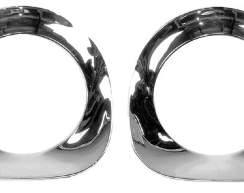 Dynacorn 55-57 Headlamp Bezel Chrome Pr 1115R