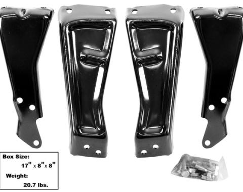 Dynacorn 73-80 Rear Bumper Bracket 4pcs Set Fleetside 1109Z