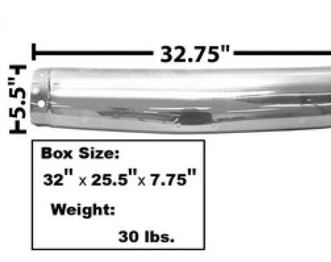 Dynacorn 55 Front Bumper 3 Piece Style 4051