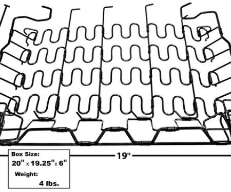 Dynacorn 65-70 Seat / Front Bottom Spring RH=LH 3641RN