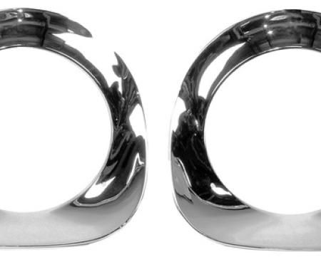 Dynacorn 55-57 Headlamp Bezel Chrome Pr 1115R