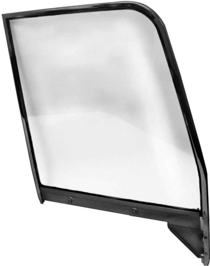 Dynacorn 55-59 Door Window Frame w/Glass LH Painted 1103CG