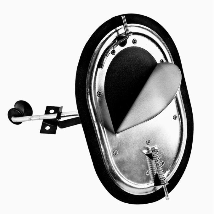 Dynacorn 67-72 Kick Panel Vent Door LH 1009B