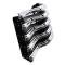 AMD Grille Assembly, Chrome with Black Paintable Bars, 47-53 Chevy Pickup Truck Suburban X150-4047