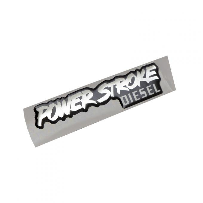 Dennis Carpenter "Power Stroke Diesel" Fender Emblem - 1995-97 Ford Truck F5TZ-16720-A
