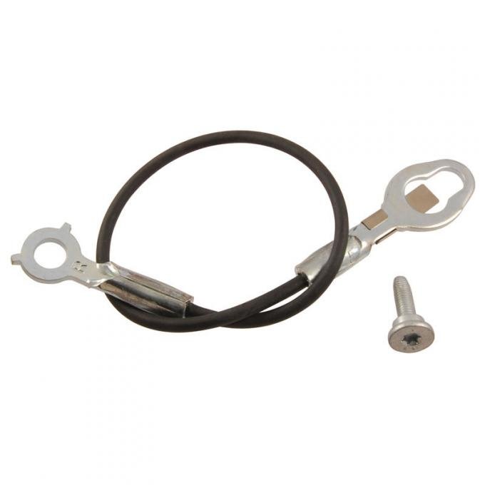 Dennis Carpenter Tailgate Check Cable - RH - 1987-96 Ford Truck F5TZ-9943052-AA
