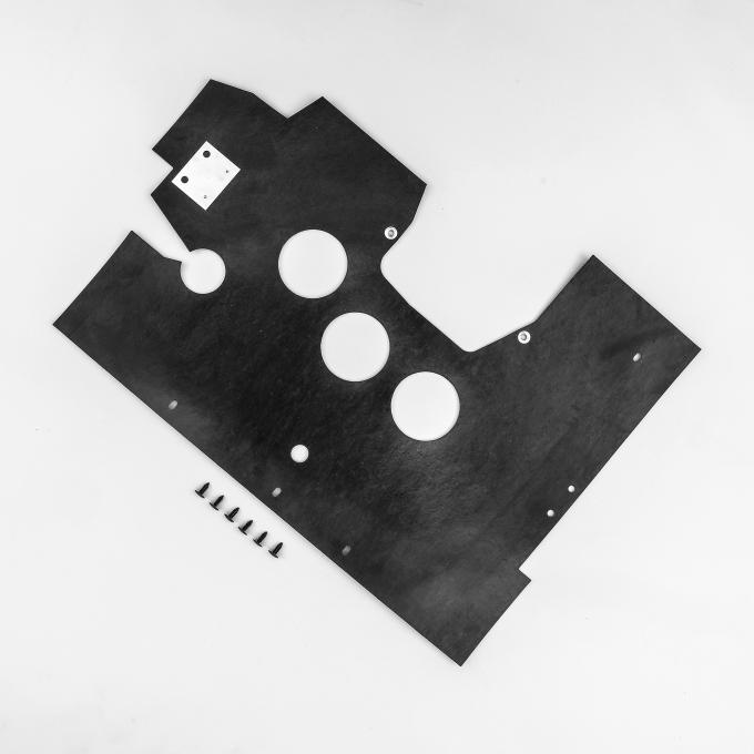 Detroit Muscle Technologies JEEP XJ 87-93 Cherokee MJ 86-92 Comanche Lower Alternator Radiator Splash Shield & Clips JEEP-52003570