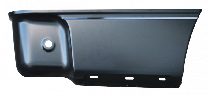 Key Parts '09-'14 Lower Rear Bed Section, w/o Molding Holes, Passenger's Side 1989-134