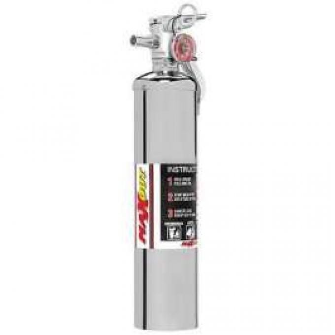 Fire Extinguisher, H3R MaxOut, Chrome, 2.5 Lb.