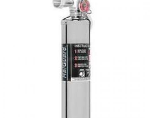 Fire Extinguisher, H3R Halguard, Chrome, 2.5 Lb.