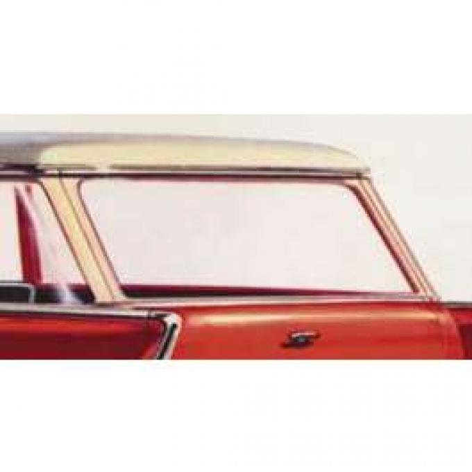 Chevy Rear Liftgate Glass, Clear, Wagon & Sedan Delivery, 1955-1957