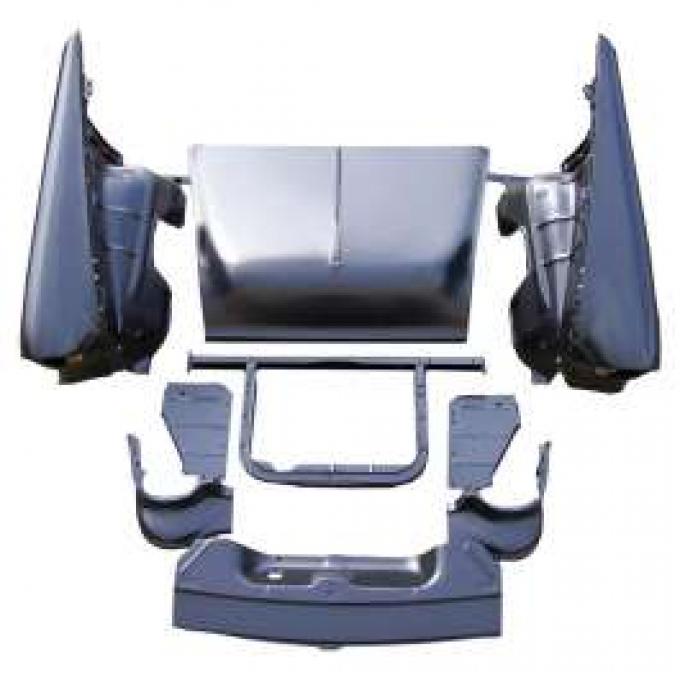 Chevy Front End Sheet Metal Kit, Complete, V-8 Engine, 1955