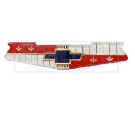 Chevy Hood Emblem Insert, 1956, 1957 V8