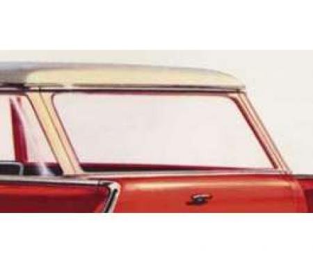 Chevy Rear Liftgate Glass, Clear, Wagon & Sedan Delivery, 1955-1957